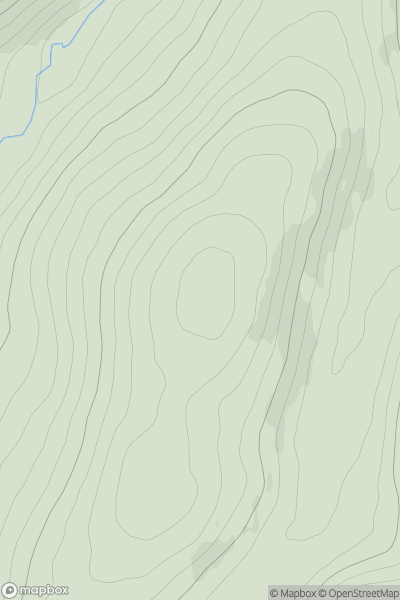 Thumbnail image for Mid Rig [The River Tweed to the English Border] [NT344047] showing contour plot for surrounding peak